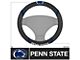 Steering Wheel Cover with Pennsylvania State University Logo; Black (Universal; Some Adaptation May Be Required)