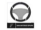 Steering Wheel Cover with San Antonio Spurs Logo; Black (Universal; Some Adaptation May Be Required)