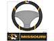 Steering Wheel Cover with University of Missouri Logo; Black (Universal; Some Adaptation May Be Required)