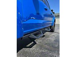 STX Drop Side Step Bars; Black (17-25 F-250 Super Duty SuperCrew)