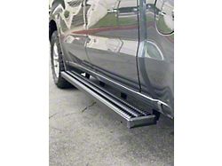 STX800 Running Boards; Rocker Mount; Black (99-16 F-250 Super Duty SuperCrew)