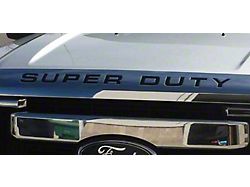 Super Duty Grille Letter Inserts; Gloss Black (11-16 F-250 Super Duty)