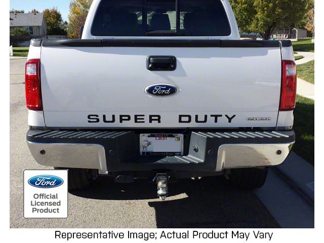 Super Duty Tailgate Letter Inserts; Red (11-16 F-250 Super Duty)