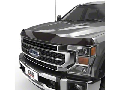 EGR Superguard Hood Guard; Dark Smoke (17-22 F-250 Super Duty)