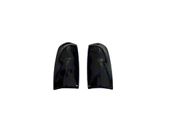 Tail Shades Tail Light Covers; Smoked (17-22 F-250 Super Duty w/ Factory Halogen Non-BLIS Tail Lights)