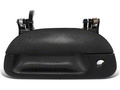 Tailgate Handle Cover with Keyhole Opening; Black (99-07 F-250 Super Duty)