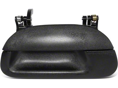 Tailgate Handle Cover without Keyhole Opening; Black (99-02 F-250 Super Duty)