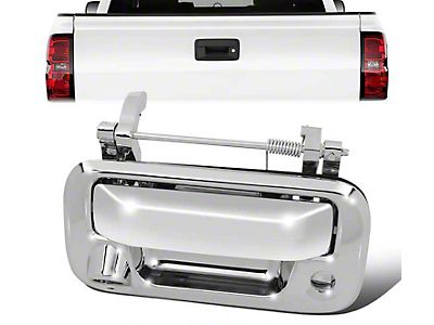 Ford Lincoln Tailgate Handle Chrome - Without Camera Hole Replacement Handle