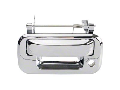 Tailgate Handle with Keyhole Opening; Chrome (11-16 F-250 Super Duty)