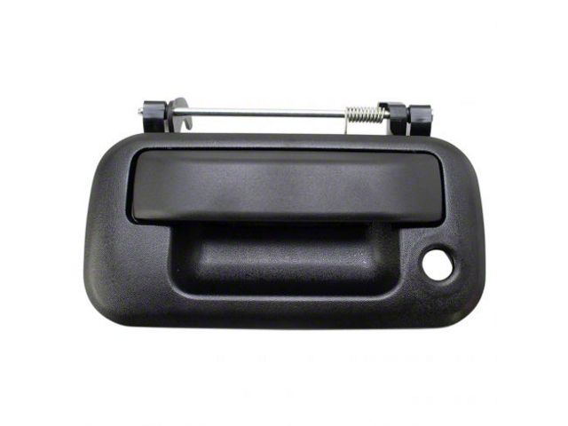 Tailgate Handle with Lock Provision; Textured Black (11-16 F-250 Super Duty)