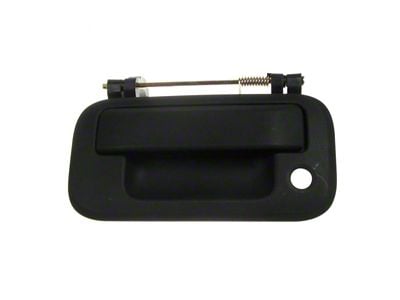 Tailgate Handle with Lock Provision; Textured Black (11-16 F-250 Super Duty)
