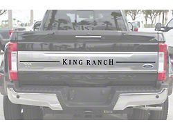 Tailgate Insert Letters; Forged Carbon Fiber (17-19 F-250 Super Duty King Ranch)