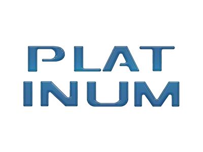 Tailgate Letter Inserts; Atlas Blue (23-25 F-250 Super Duty Platinum)