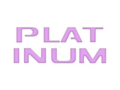 Tailgate Letter Inserts; Lavender Purple (23-25 F-250 Super Duty Platinum)