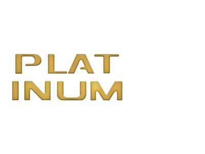 Tailgate Letter Inserts; Tremor Orange (23-25 F-250 Super Duty Platinum)