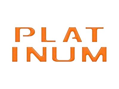 Tailgate Letter Overlays; Gloss Orange (20-22 F-250 Super Duty Platinum)