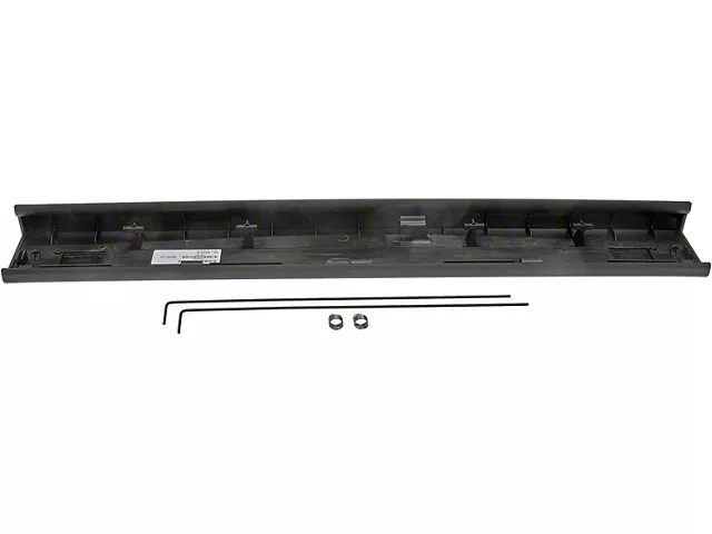 Tailgate Molding; Black; With Flexible Step (11-16 F-250 Super Duty)