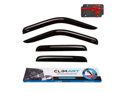Tape-On Window Deflectors (99-16 F-250 Super Duty SuperCrew)