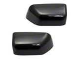 Towing Mirror Caps; Black (17-22 F-250 Super Duty)