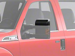 Towing Mirror Caps; Textured Black (11-16 F-250 Super Duty)