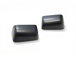 Towing Mirror Caps; Textured Black (11-16 F-250 Super Duty)