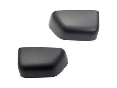 Towing Mirror Caps; Textured Black (17-20 F-250 Super Duty)