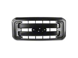 Upper Replacement Grille; Textured Black (11-16 F-250 Super Duty)