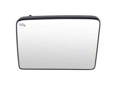 Upper Towing Mirror Glass; Driver Side (11-16 F-250 Super Duty)