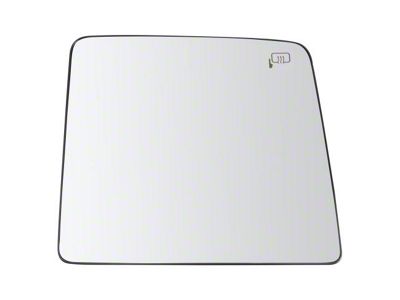 Upper Towing Mirror Glass; Passenger Side (11-16 F-250 Super Duty)