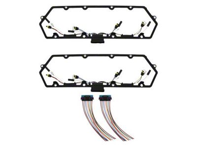 Valve Cover Gaskets with Injector and Glow Plug Harness (99-03 7.3L Powerstroke F-250 Super Duty)