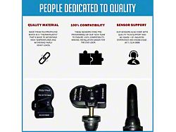 Valve Stem-Mounted TPMS Sensor with Rubber Valve (10-26 F-250 Super Duty)