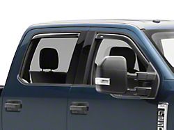 Ventvisor Window Deflectors; Front and Rear; Dark Smoke (17-22 F-250 Super Duty SuperCrew)