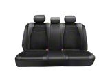 Voris Series Front and Rear Seat Covers; Black (Universal; Some Adaptation May Be Required)