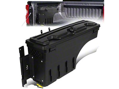 Wheel Well Storage Box; Driver Side (17-22 F-250 Super Duty)