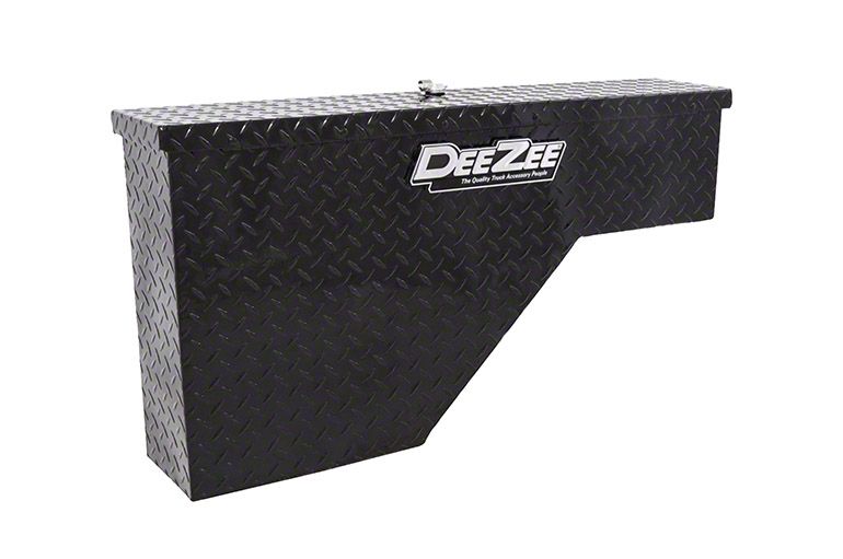 F250 Super Duty Wheel Well Tool Box; Gloss Black; Passenger Side (11