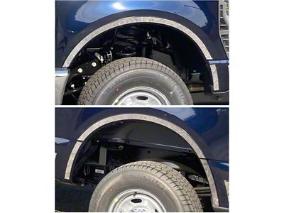 Wheel Wheel Accent Trim; Stainless Steel (23-25 F-250 Super Duty)