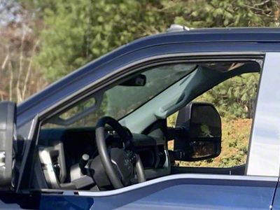 Window Sill Trim Set; Stainless Steel (23-25 F-250 Super Duty Regular Cab)