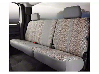 Fia Wrangler Series Rear Seat Cover; Gray (11-16 F-250 Super Duty SuperCab, SuperCrew)