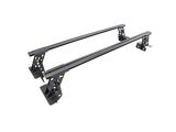 Go Rhino XRS Cross Bars; Textured Black (17-25 F-250 Super Duty)