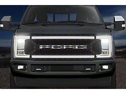 1-Piece LED X-Lite Steel Upper Grille Insert (17-19 F-350 Super Duty)
