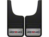 12-Inch x 26-Inch Mud Flaps with 4x4 Logo; Front or Rear (Universal; Some Adaptation May Be Required)