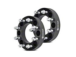 1.50-Inch 8-Lug Wheel Spacers; Black; Set of Two (11-16 F-350 Super Duty SRW)