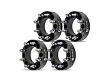 2-Inch 8-Lug Wheel Spacers; Black; Set of Four (03-25 F-350 Super Duty SRW)