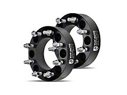 2-Inch 8-Lug Wheel Spacers; Black; Set of Two (03-25 F-350 Super Duty SRW)
