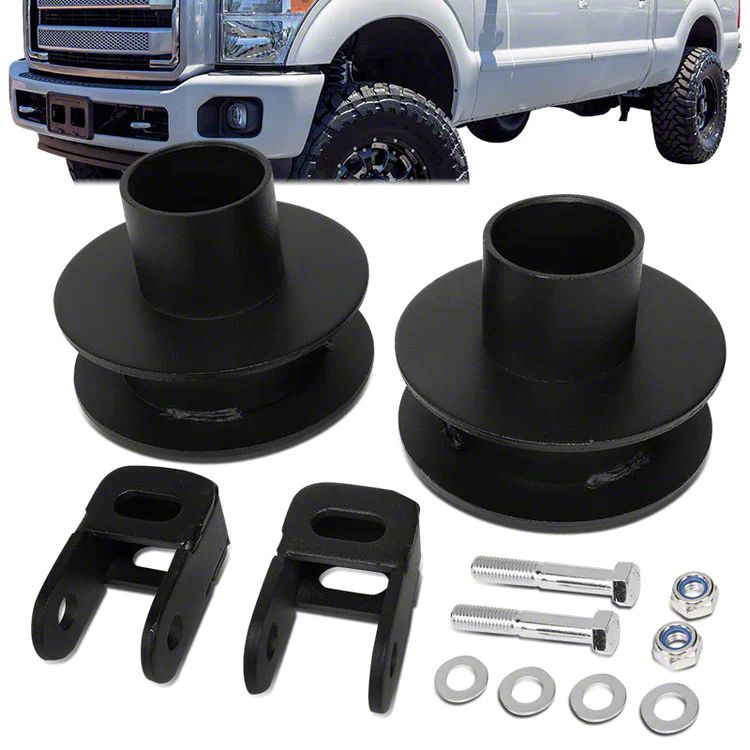 F350 Super Duty 2Inch Front Leveling Kit with Shock Extenders (1122 4WD F350 Super Duty