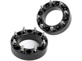 2-Inch Hubcentric Pro Billet Wheel Spacers; Black (05-25 F-350 Super Duty SRW)
