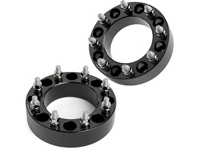 2-Inch Hubcentric Pro Billet Wheel Spacers; Black (05-25 F-350 Super Duty SRW)