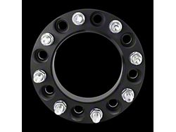 2-Inch Hubcentric Wheel Spacers; Black; Set of Four (99-16 F-350 Super Duty SRW w/ 14x1.5 Thread Pitch; 17-26 F-350 Super Duty SRW)