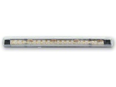 20-Diode Single Row LED Light; Clear Lens; White (Universal; Some Adaptation May Be Required)