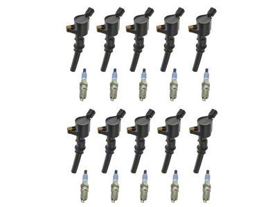 20-Piece Ignition Kit; Black (99-04 6.8L F-350 Super Duty)